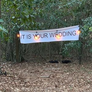 Wedding banner